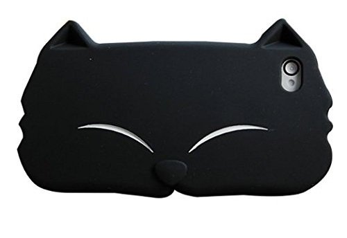 Cute Cartoon 3D Big Face Cat Soft Silicone Case | Animals Zone