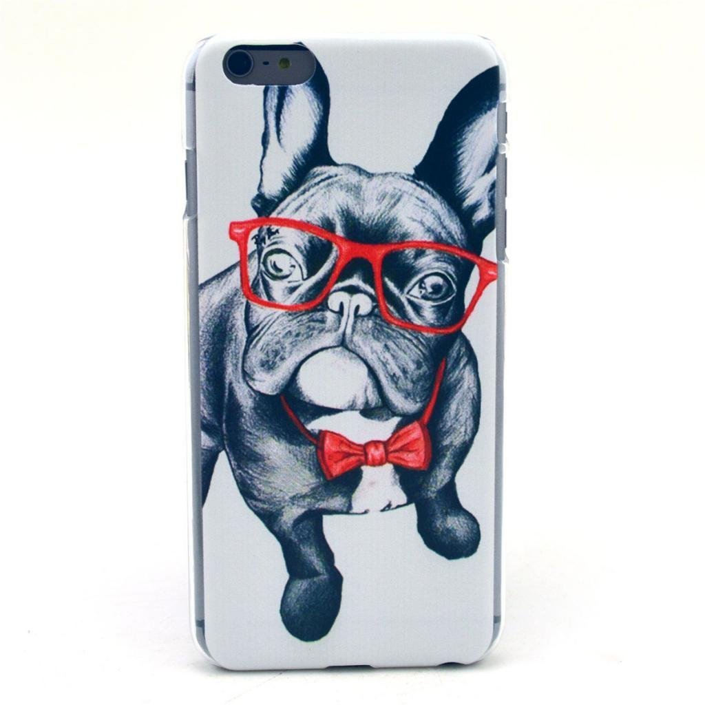 Funny Series Picture [Bespectacled dog Design pattern] Hard Back Case | Animals Zone