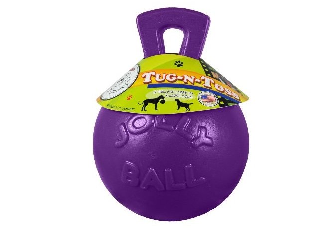 Jolly Ball - It comes in different sizes. Bounces and floats, handle makes for easy fetch and retrieve | Animals Zone