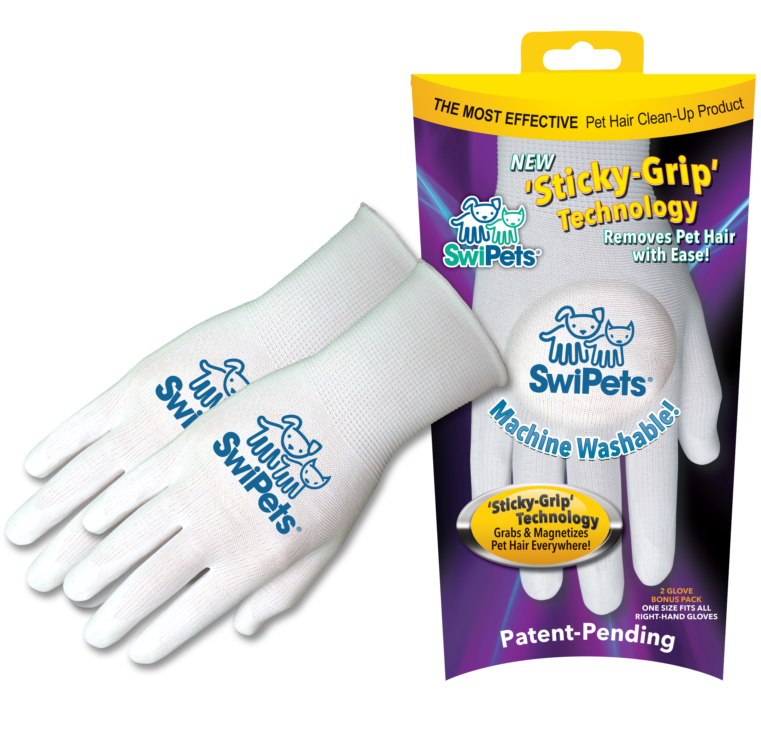 Win a Double-Pack of SwiPets Pet Hair Cleaning Glove!