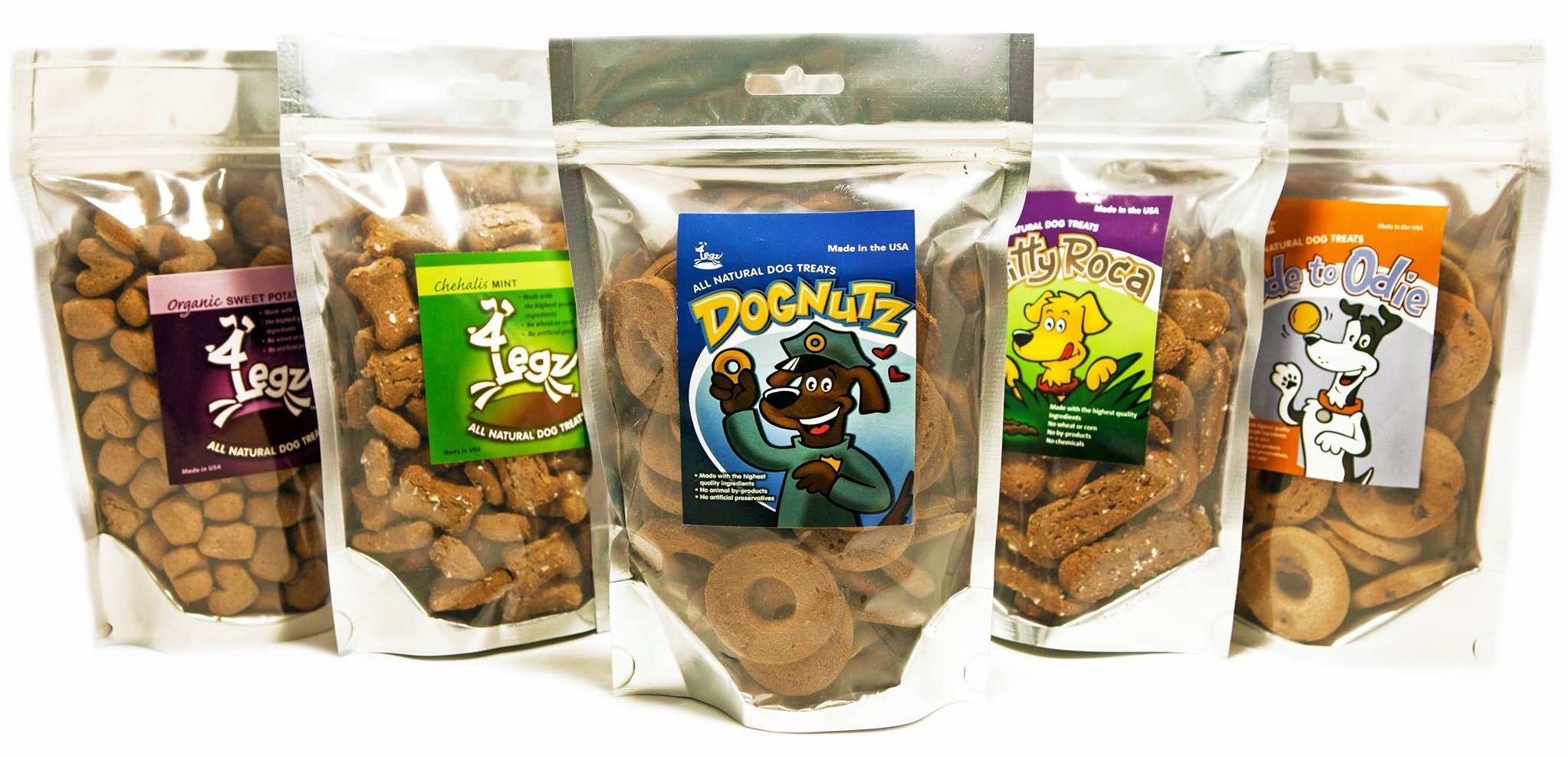 4Legz Dog Treats are made of Ingredients you can pronounce