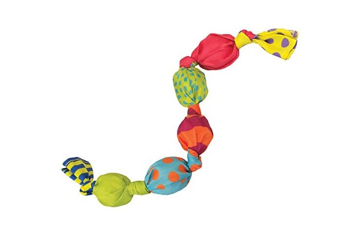 Petstages Stuffing Free Mini Squeak Chain Dog Toy | Animals Zone