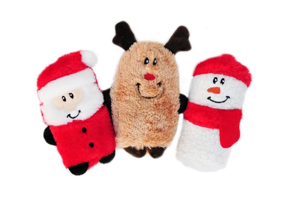 Holiday Gift Guide: ZippyPaws Holiday Squeakie Buddies Plush Dog Toys | Animals Zone