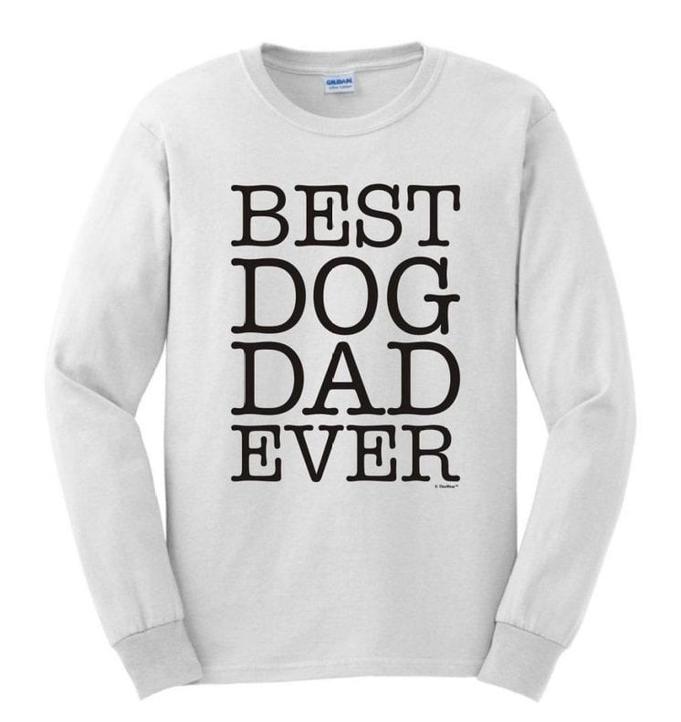 Long Sleeve T-Shirt "Best Dog Dad Ever" | Animals Zone
